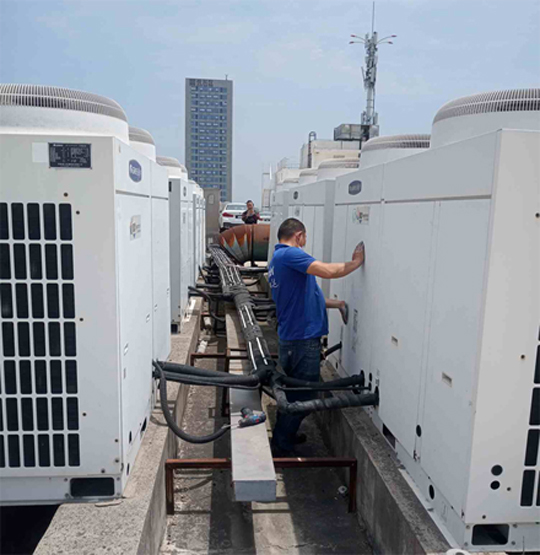 兴安中央空调制热和不制冷系统维修方法